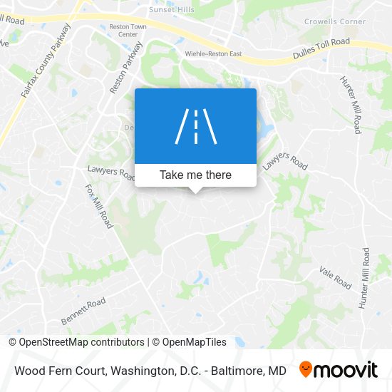Wood Fern Court map