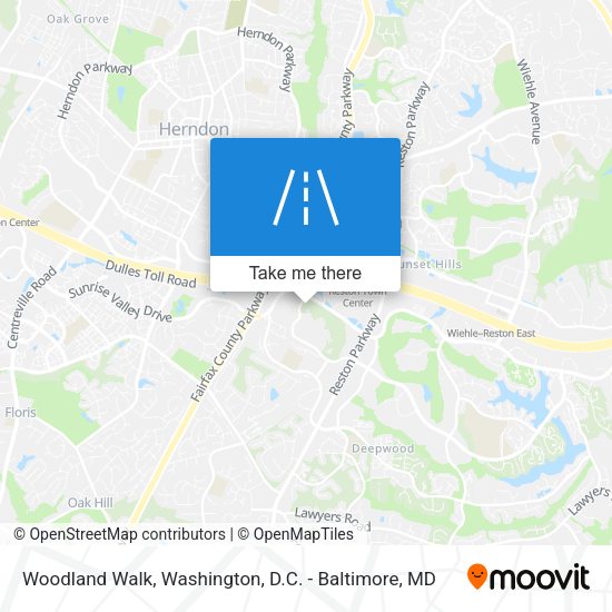 Mapa de Woodland Walk