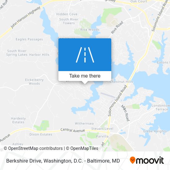 Berkshire Drive map