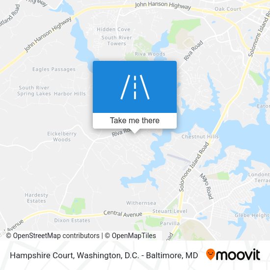 Hampshire Court map