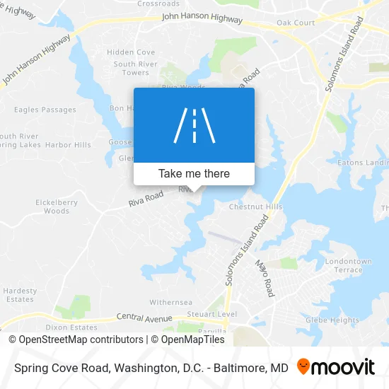 Spring Cove Road map