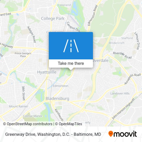 Greenway Drive map