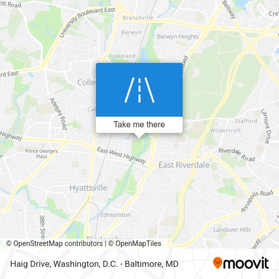 Haig Drive map