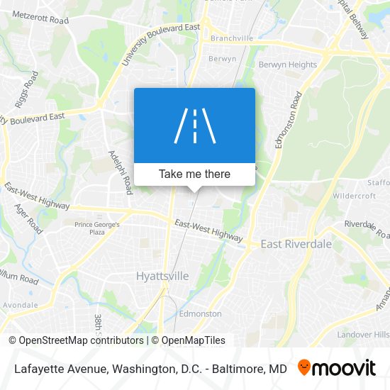 Mapa de Lafayette Avenue