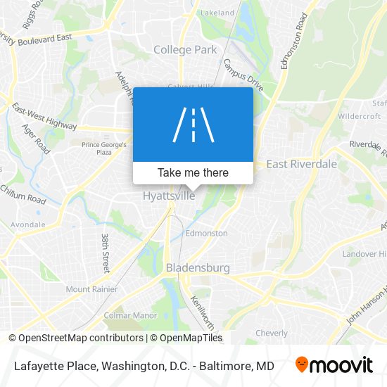 Lafayette Place map