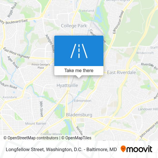 Longfellow Street map