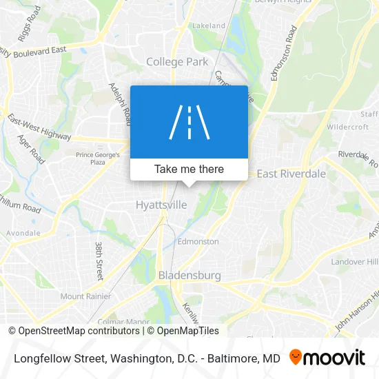Longfellow Street map