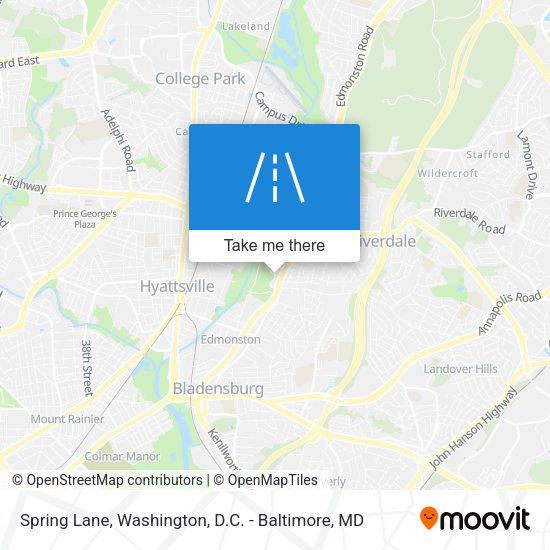 Spring Lane map