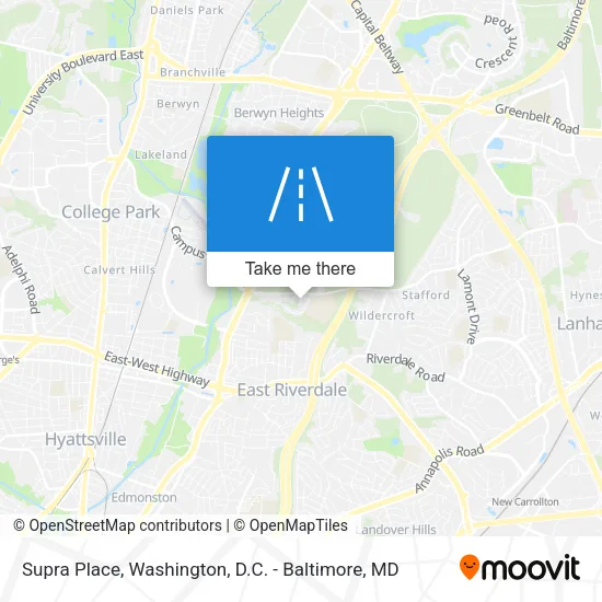 Supra Place map