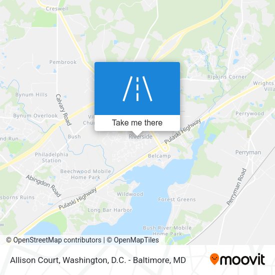 Allison Court map