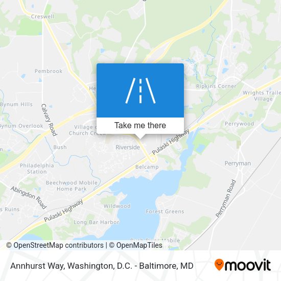 Annhurst Way map