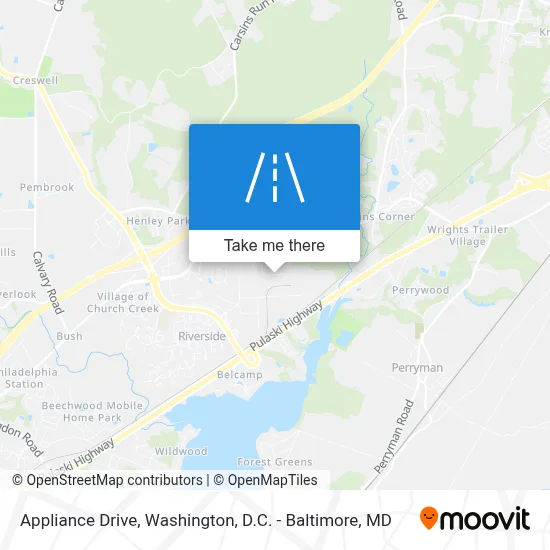Appliance Drive map