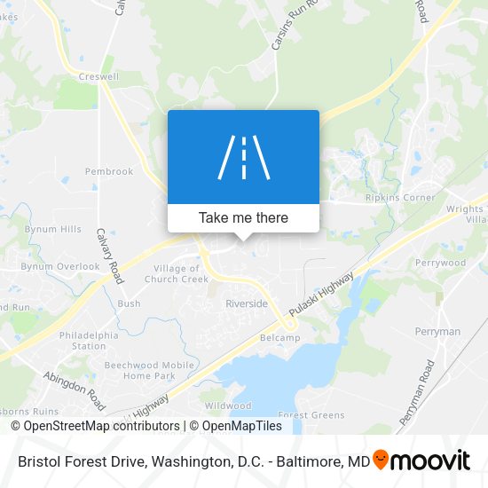Bristol Forest Drive map