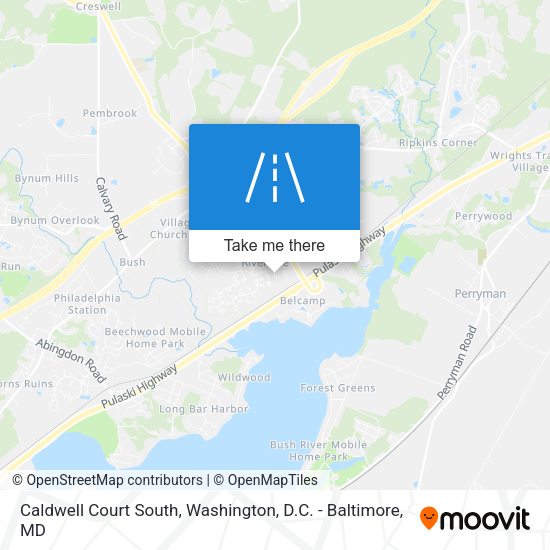Caldwell Court South map