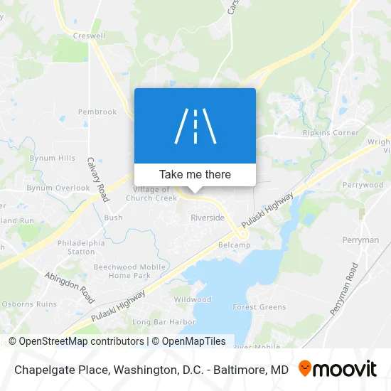 Chapelgate Place map