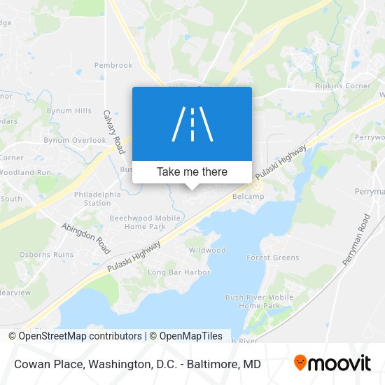 Mapa de Cowan Place