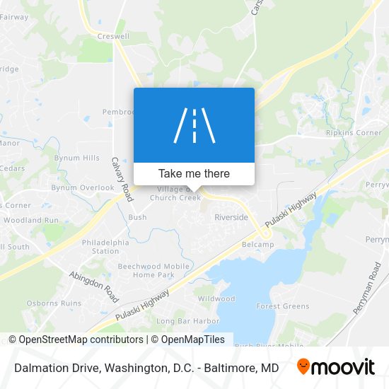 Mapa de Dalmation Drive