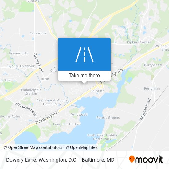 Mapa de Dowery Lane