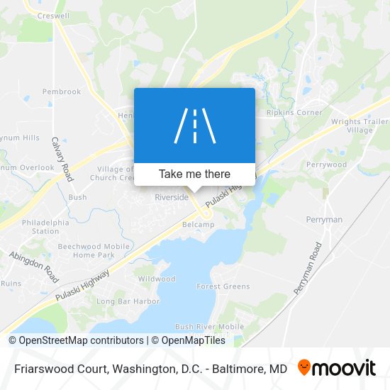 Friarswood Court map
