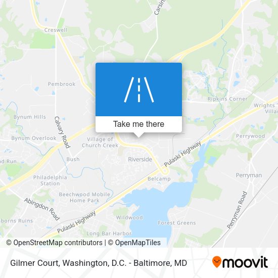 Mapa de Gilmer Court
