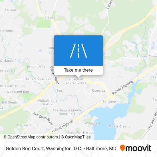 Golden Rod Court map