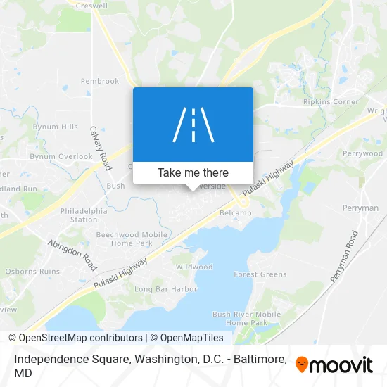 Independence Square map