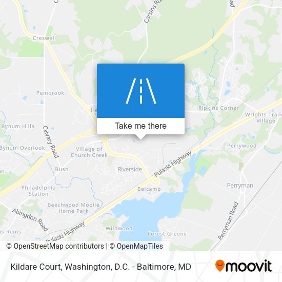 Mapa de Kildare Court
