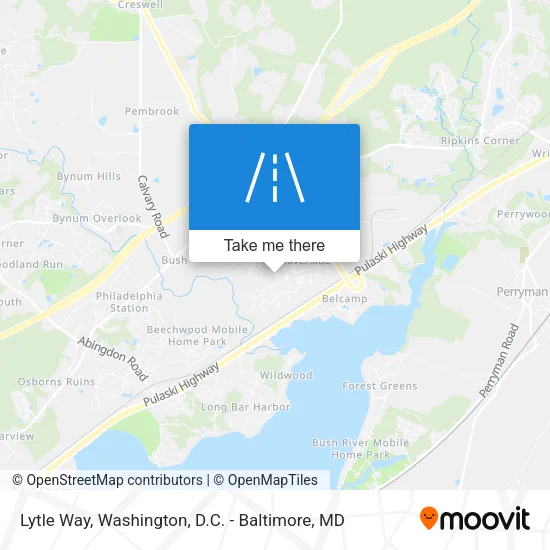 Mapa de Lytle Way