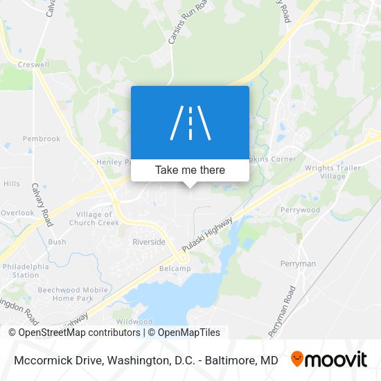Mccormick Drive map