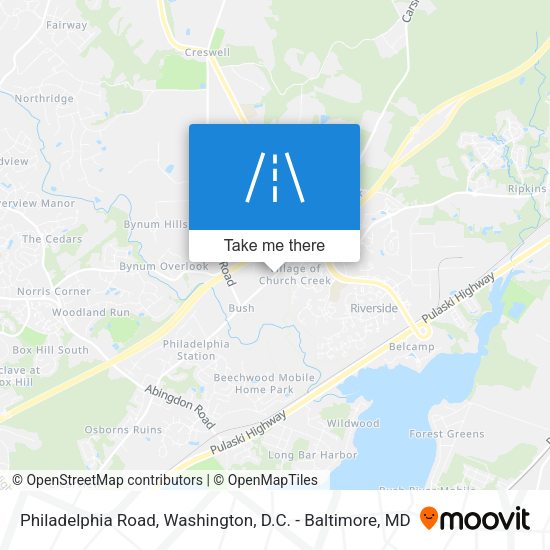 Philadelphia Road map