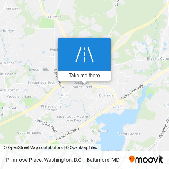 Primrose Place map