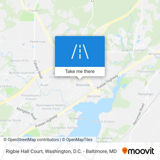 Rigbie Hall Court map