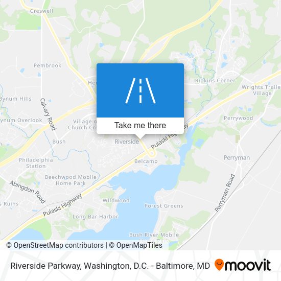 Riverside Parkway map