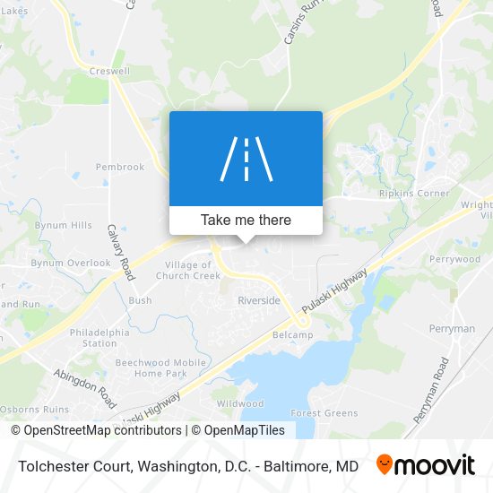 Tolchester Court map