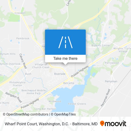 Mapa de Wharf Point Court