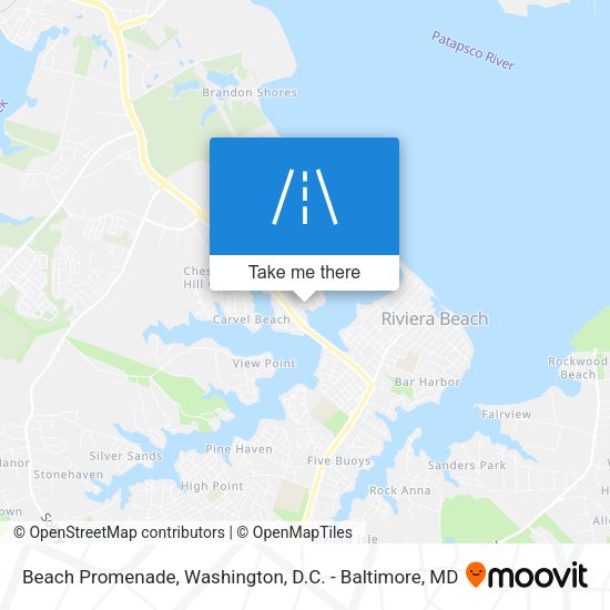 Beach Promenade map