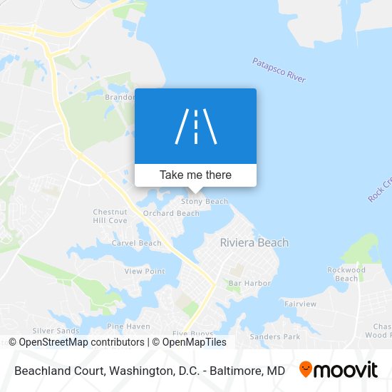 Beachland Court map