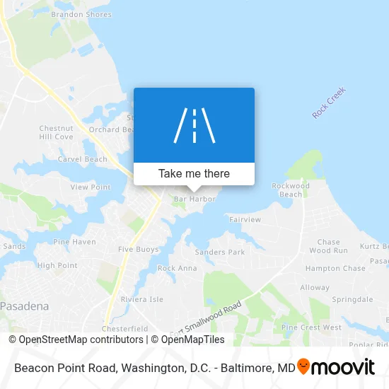 Beacon Point Road map