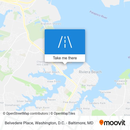 Belvedere Place map