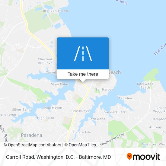 Carroll Road map