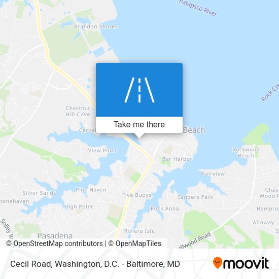 Cecil Road map