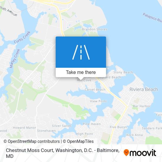 Mapa de Chestnut Moss Court