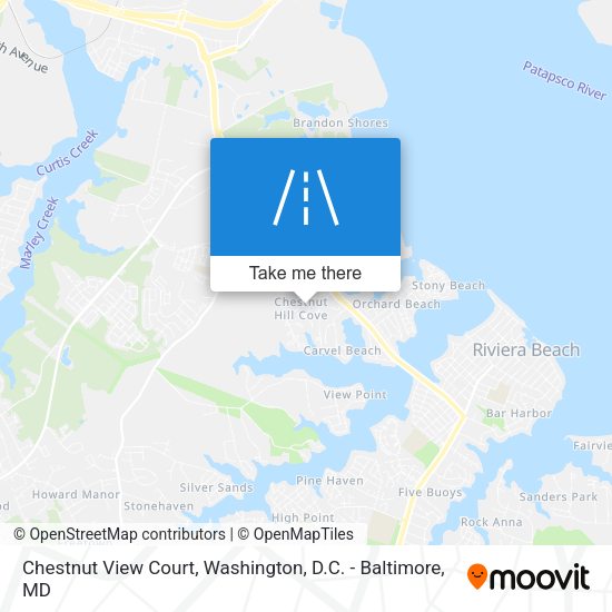 Mapa de Chestnut View Court