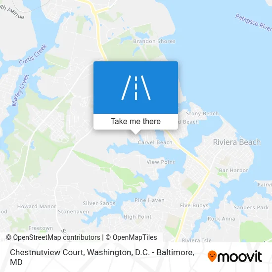 Chestnutview Court map