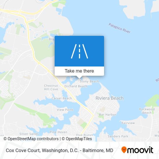 Cox Cove Court map