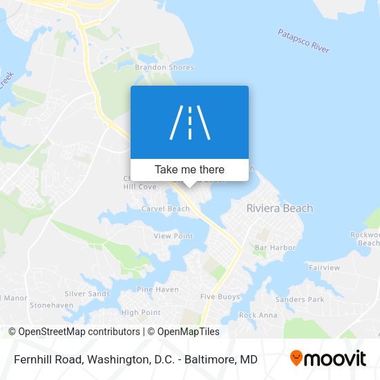 Mapa de Fernhill Road