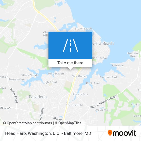 Head Harb map