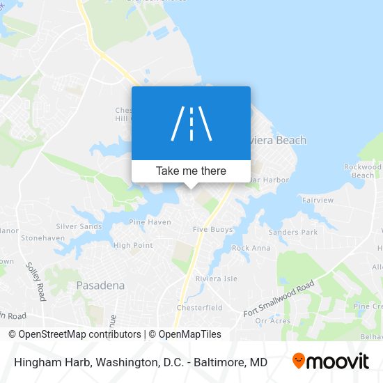Hingham Harb map