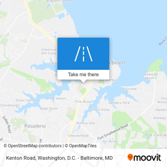 Kenton Road map