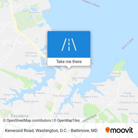 Kenwood Road map